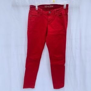 Red jeans